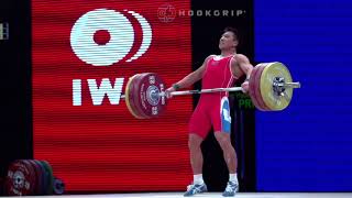 Kim Myong Hyok (69) - 155kg Snatch @ 2015 Senior World Championships