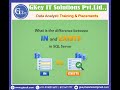 Question-17: What is the difference between IN and EXISTS in SQL Server