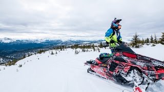 Snowmobiling the Core Lodge - Tumbler Ridge, British Columbia