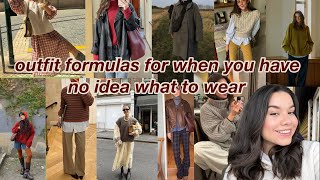 layering for fall isn't hard. here are 10 outfit formulas that never fail