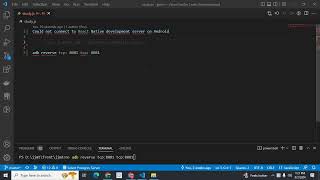 Could not connect to React Native development server react native error android