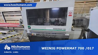 WEINIG POWERMAT 700 /017 (Höchsmann Klipphausen)