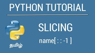 Python Slicing | Tamil | iCoding