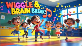 🎵 Wiggle and Giggle Brain Break Song for Kindergarten | Fun Movement \u0026 Dance Song for Kids!🎵