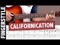 Red Hot Chili Peppers - Californication // EASY Fingerstyle Guitar TAB