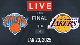 NBA LIVE! NEW YORK KNICKS vs  LOS ANGELES LAKERS I January 23, 2025 KNICKS vs LAL 2K25