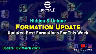 Hidden Formation Update With Playstyle Guide in eFootball 2023 Mobile