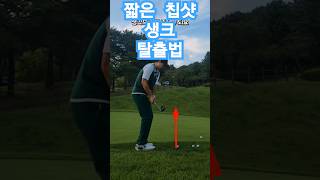 1분골프 칩샷 쌩크 뒷땅 탑볼 이것때문