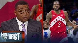 Kawhi is showing he's the best two-way player in the league - Cris Carter | NBA | FIRST THINGS FIRST