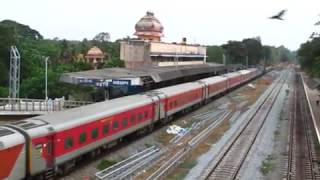 Rajdhani Express at Udupi, Konkan Railway