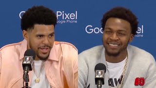 Tobias Harris, Paul Reed React To James Harden's 45 Point Game, Sixers' Game 1 Win vs Celtics