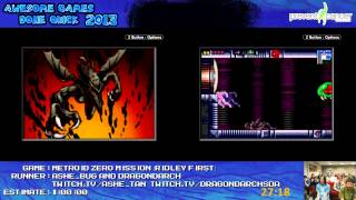 Metroid Zero Mission - Speed Run Race in 0:47:57 live at Awesome Games Done Quick 2013 [GBA]