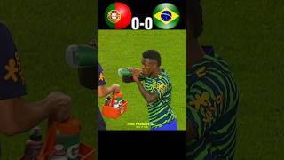 Ronaldo destroyed nyemar Portugal vs Brazil | world cup 2026 imaginary #football #shorts