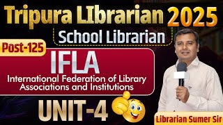 Tripura School Librarian 2025🔴Important Topic (IFLA)🔴New librarian vacancy#librarian