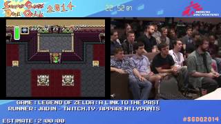 Legend Of Zelda: A Link To The Past No Exploration Glitch by Jadin in 37:47 - SGDQ2014 - Part 161