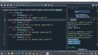 Hierarchical Inheritance in Python | Python Inheritance Concept | Python Tutorials for in Hindi #74