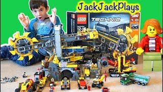 Pretend Play with Huge Lego City Mining and Police Collection - Prison Break Skit!