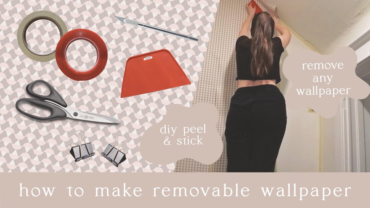 Diy Removable Wallpaper Tutorial