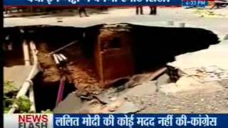 'Hole' story of dilapidated roads in Ahmedabad