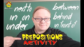 Prepositions Activity - in, on, under... - ESL teaching tips for youe class-