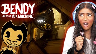 WHY IS THIS ALREADY SO SCARY??!! | ‎Bendy and the Ink Machine [Chapter 1]