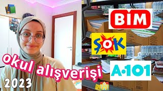 BİM - ŞOK - A101 Okula dönüş alışverişi (◕ᴗ◕✿) - Nisaa