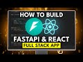 How To Build a FastAPI & React Full Stack App | Clerk, Databases, LLMs & More