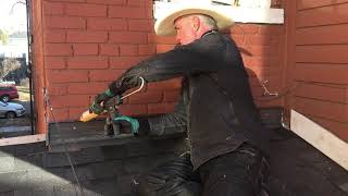 Denver Roofer: Part 2) How to finish shingling to a wall abutment, seal, install head wall metal.