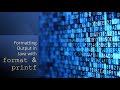 Using printf & System.out.format in Java