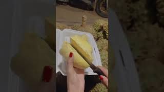 durian monthong fruit with tasty delicious flesh #shorts