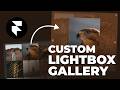 Custom Lightbox Gallery in Framer