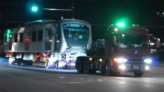 静岡鉄道A3010編成陸送(21.1.16)