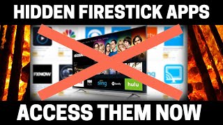 NEW HIDDEN AMAZON FIRESTICK & FIRE TV APPS - HOW TO ACCESS THEM!