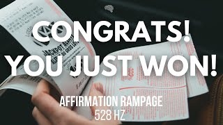 OMG YOU JUST WON!! (Realistic Robotic Affirmation Rampage)