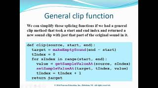 Introduction to Computing & Programming in Python Chapter 8