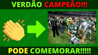 💥PALMEIRAS CAMPEÃO BRASILEIRO 2023 | VERDÃO FAZ HISTÓRIA E AMPLIA RECORDE | 07/12/023
