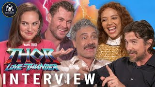 'Thor: Love And Thunder' Interviews | Chris Hemsworth, Taika Waititi, Tessa Thompson And More!