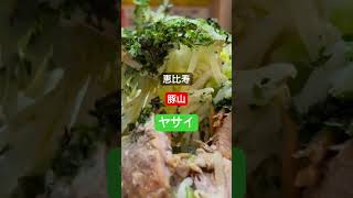 【ラーメン二郎】『恵比寿の青のり』閉店間際すべり込み間に合う！！終電後 取材拒否 G系全店制覇 豚山名古屋太閤口で深夜大量に大ぶたダブル食べてみた 0130