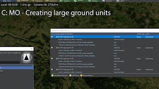 C: MO - Creating large ground units