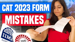 CAT 2023 FORM FILL UP 😓 PLEASE Don't Make These 10 Mistakes ❌