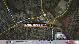 Roanoke County Police investigating bank robbery
