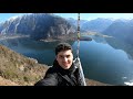 hallstatt skywalk 4k spring amazing view