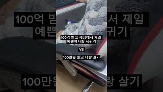 100억 받고 세상에서 제일 예쁜여자랑 사귀기 VS 100만원 받고 나랑 살기 #밸런스게임 #shorts