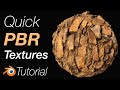 [4.0] Blender Tutorial: PBR Texturing in 2 Minutes for Beginners for Free