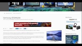 Samsung UE40H6200 - Compare Prices and UE40H6200 Review