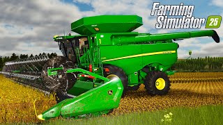 NOVA COLHEITADEIRA DA FAZENDA CHEGOU FINALMENTE - Farming Simulator 25 | EP.18