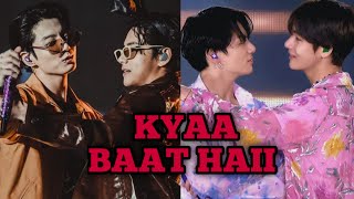 Kyaa Baat Hai - Taekook Hindi FMV || Taekook Hindi Song Edits || Taekook || Kookv
