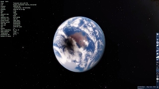 Solar Eclipse seen from space in Space Engine