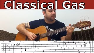 Tutorial: Classical Gas - Fingerstyle Guitar w/ TAB