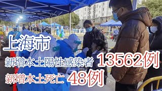 上海疫情｜4月26日新增本土陽性感染者13562例　死亡48例